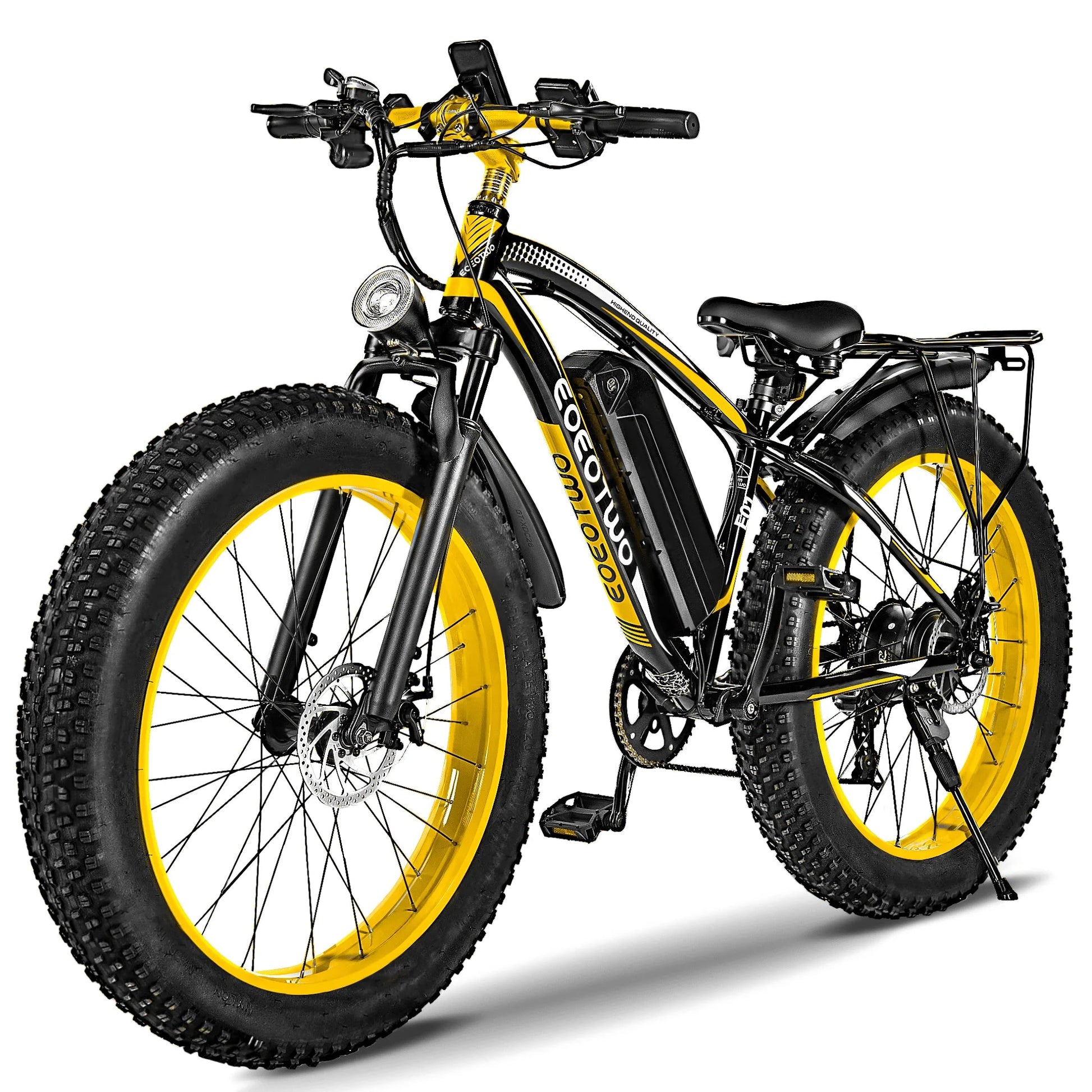 EOEOTWO E01 Electric Bike 1500W 34 MPH 60 Mile Range by superior interior and more