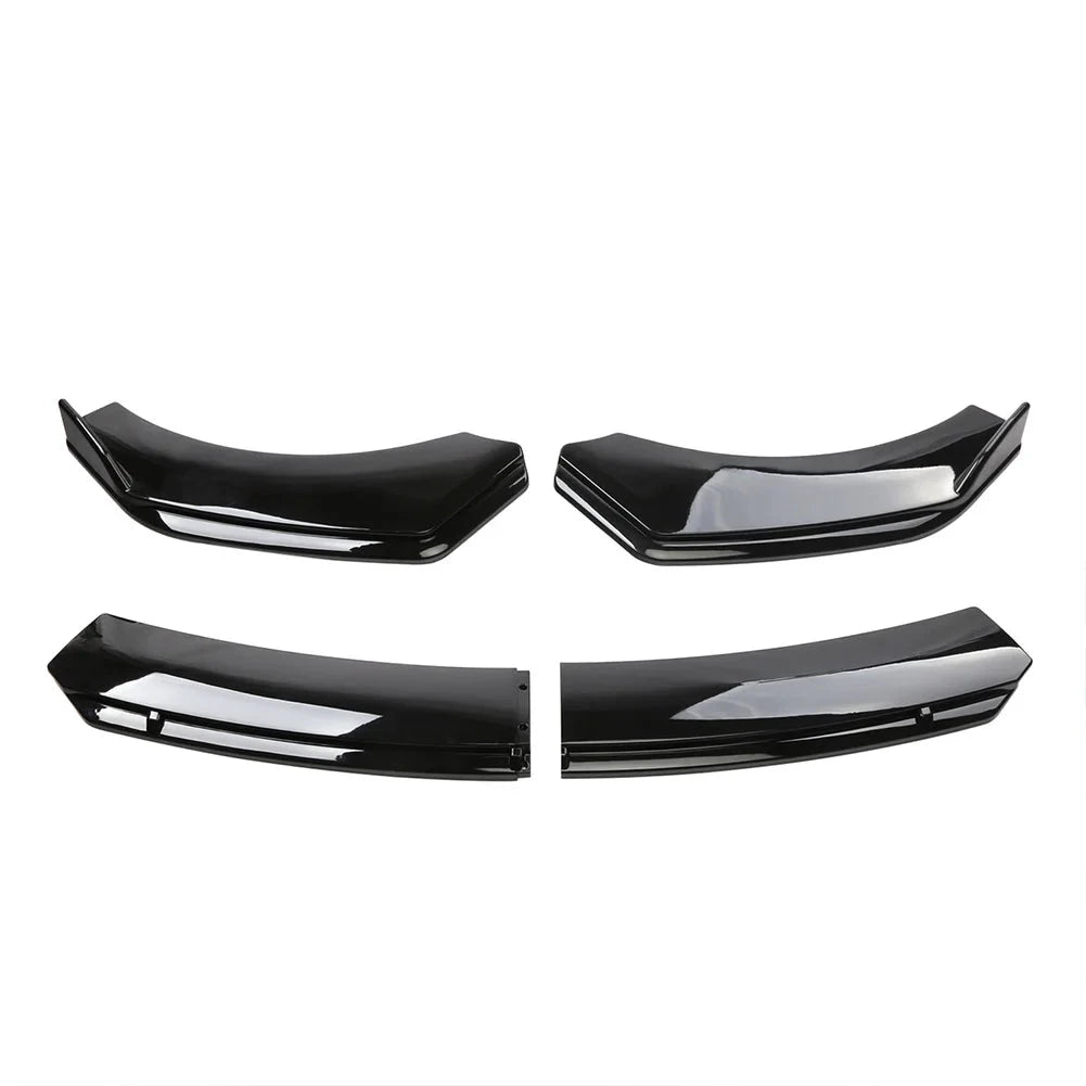 Front Bumper Lip Splitter Kit With Side Skirts For Sedans by superior interior and more