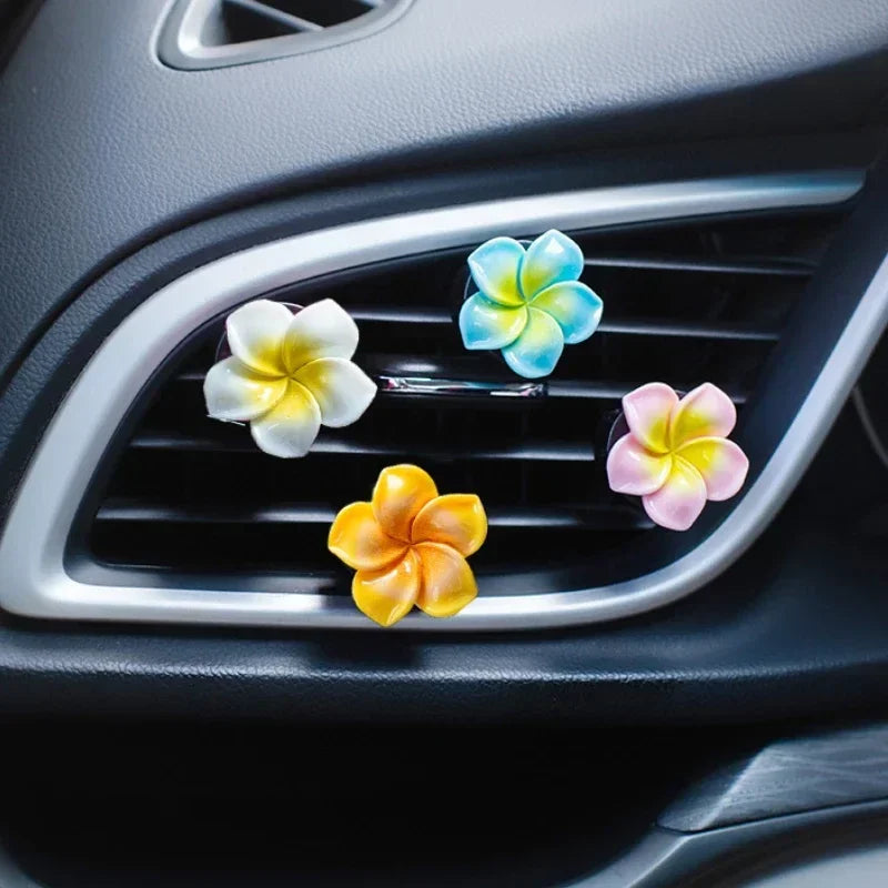 Hign-concerned Car Fragrance Clip Flower Ornament Decoration