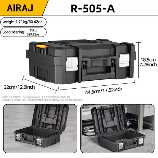 AIRAJ Stackable Rolling Tool Box Organizer With Drawers