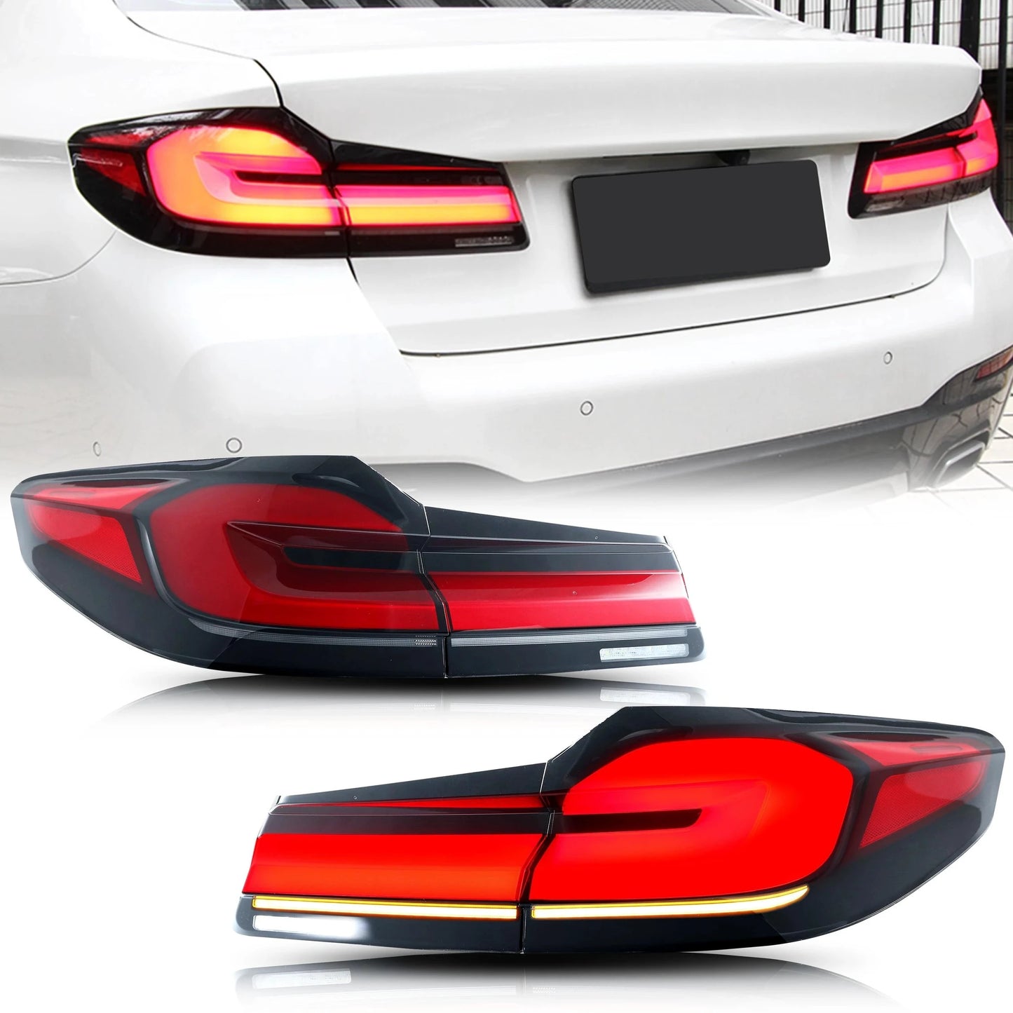 Xunder BMW G30 F90 M5 Sequential Tail Lights Rear Lamps by superior interior and more