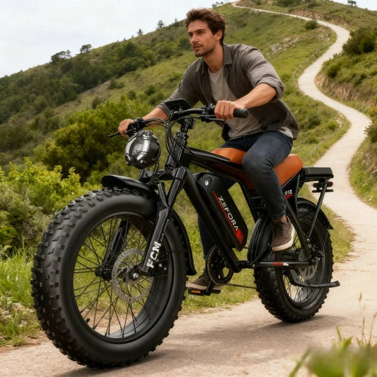 ZEFIORA Electric Bicycle 2000W Ebike With Phone Holder by superior interior and more