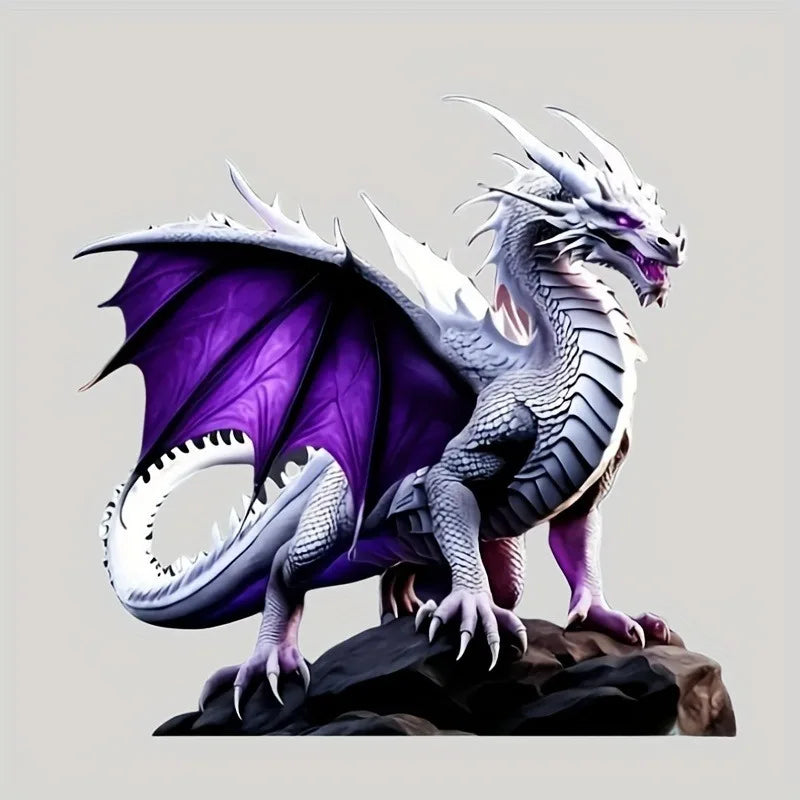 Hign-concerned Fire Dragon Vinyl Stickers for Cars, Helmets, Laptops