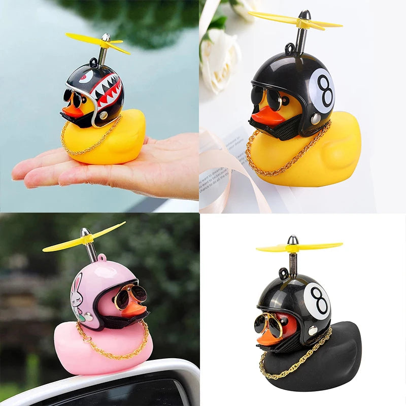 Duck Car Decor Windshield Ornament Plastic Duck Decoration