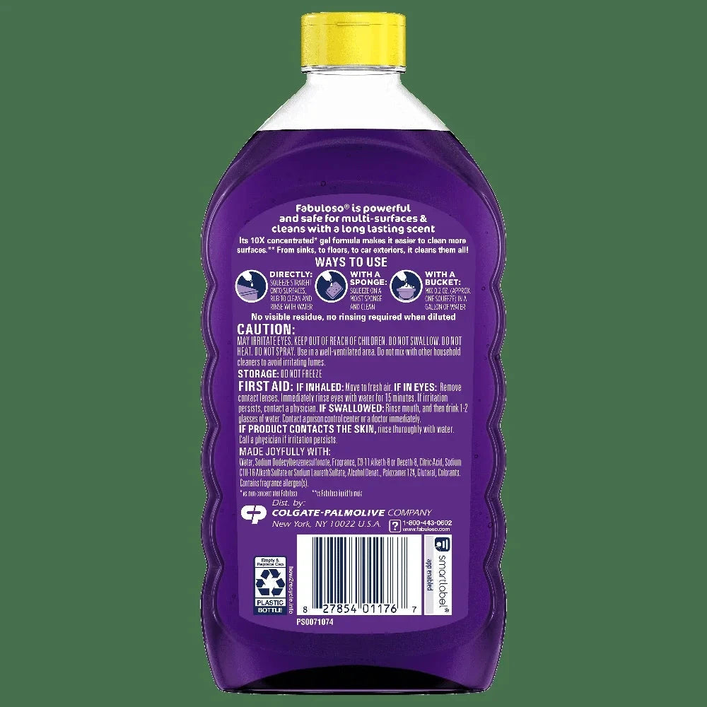 10X Concentrated Gel Cleaner Multi Purpose Lavender Scent Toilet Cleaner by superior interior and more