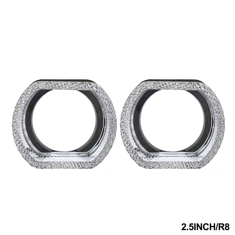 5D Crystal Angel Eyes LED Halo Rings for Headlights