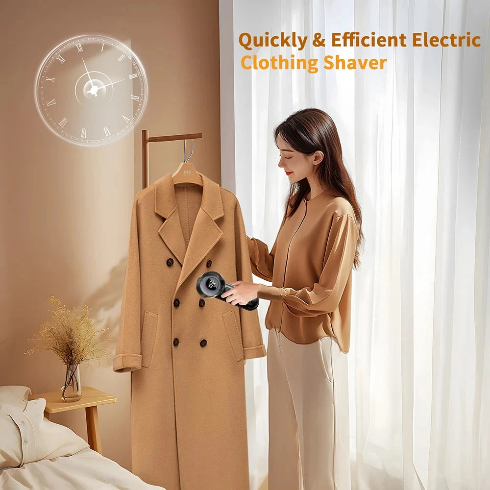 ColdSky Rechargeable Fabric Shaver Electric Lint Remover With Digital Display by superior interior and more