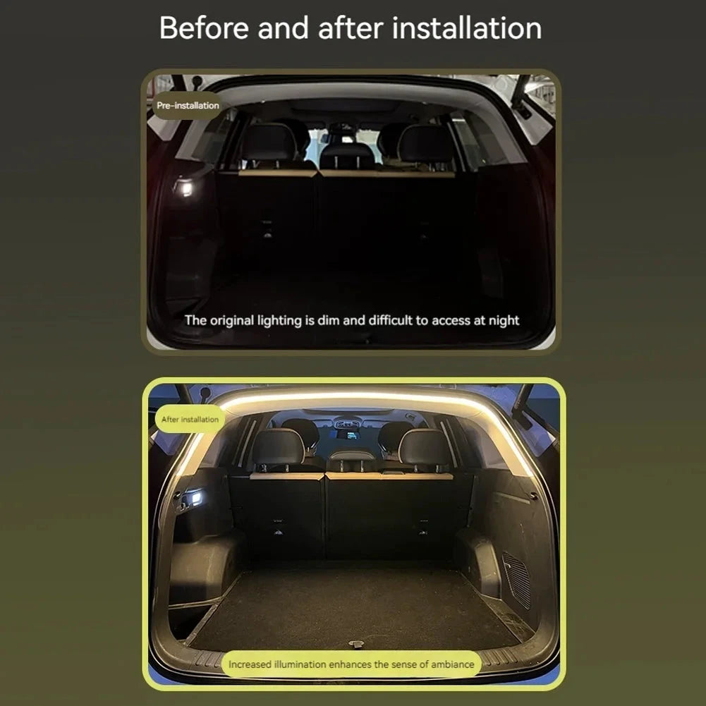 Shunmaii LED Auto Sensor Tail Box Light For Car Trunk by superior interior and more