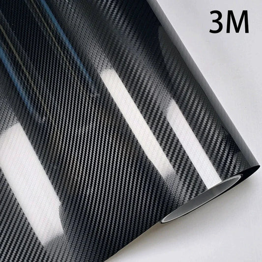 Carbon Fiber Vinyl Car Body Wrap Film 3D 4D Durable by superior interior and more