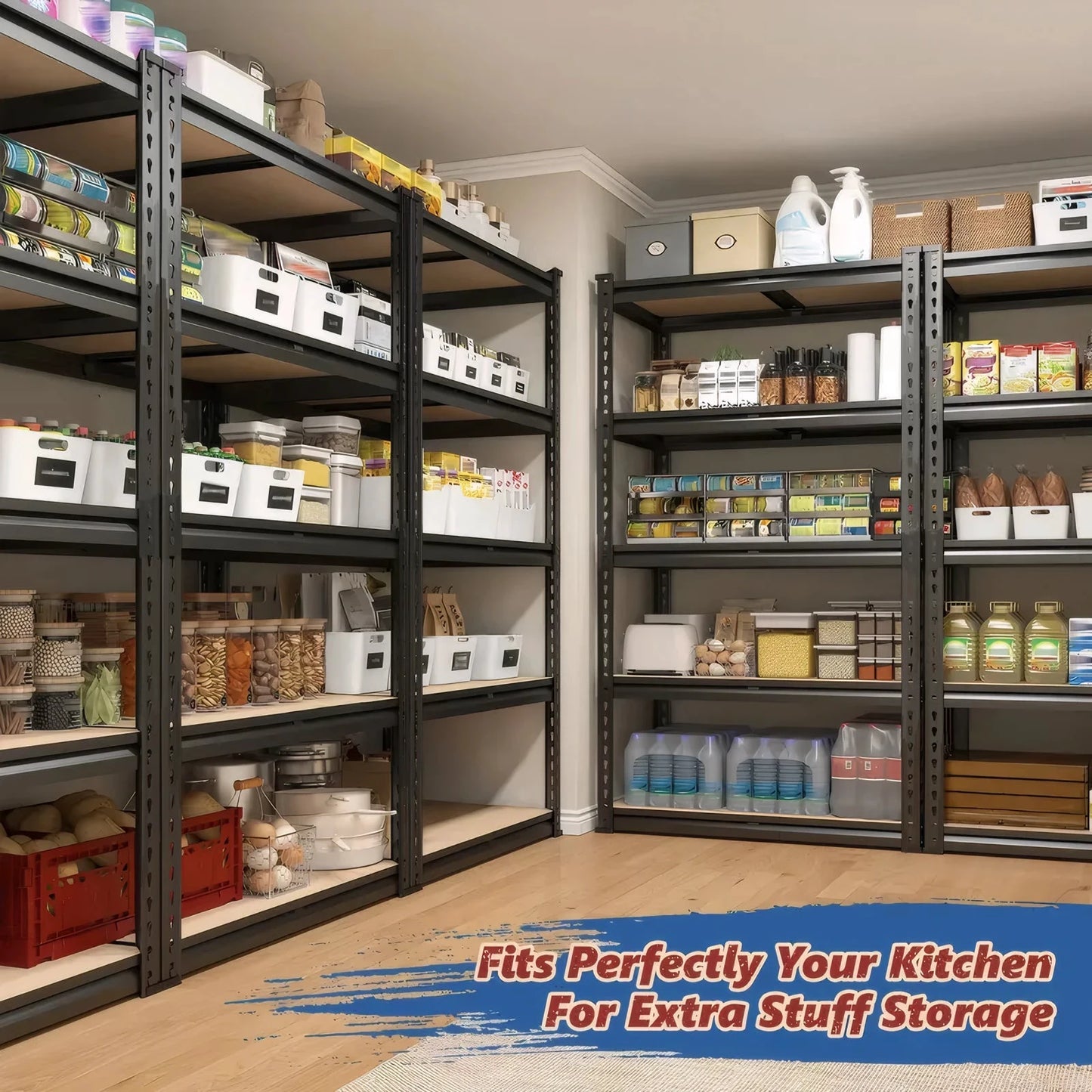 Heavy Duty Garage Shelving Unit 2000 Lb Capacity Adjustable Rack by superior interior and more
