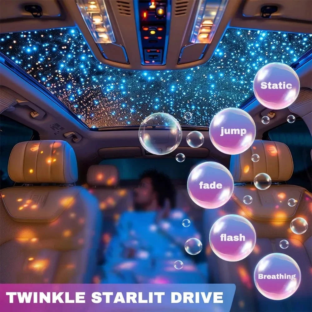 12W Car Roof Star Light Fiber Optic Headliner Kit RGB by superior interior and more