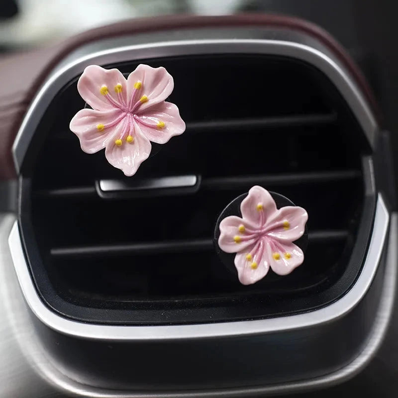 2 Pack Car Perfume Clip Flower Air Outlet Decorations by superior interior and more