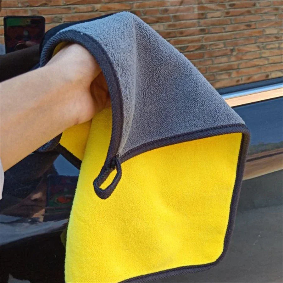 High Concerned Chemical Microfiber Car Cleaning Towels Double Layer Drying