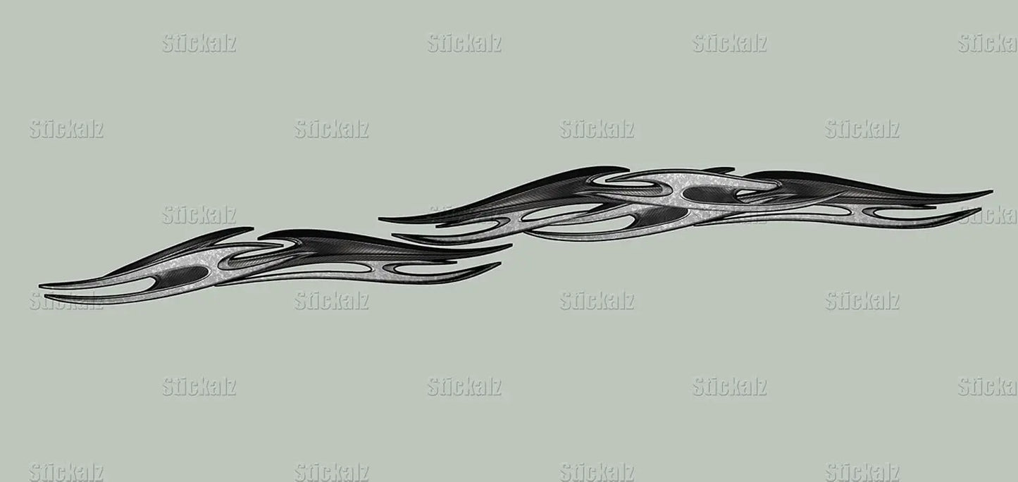 High-Concerning Chemical 3D Tribal Sports Car Vinyl Decals