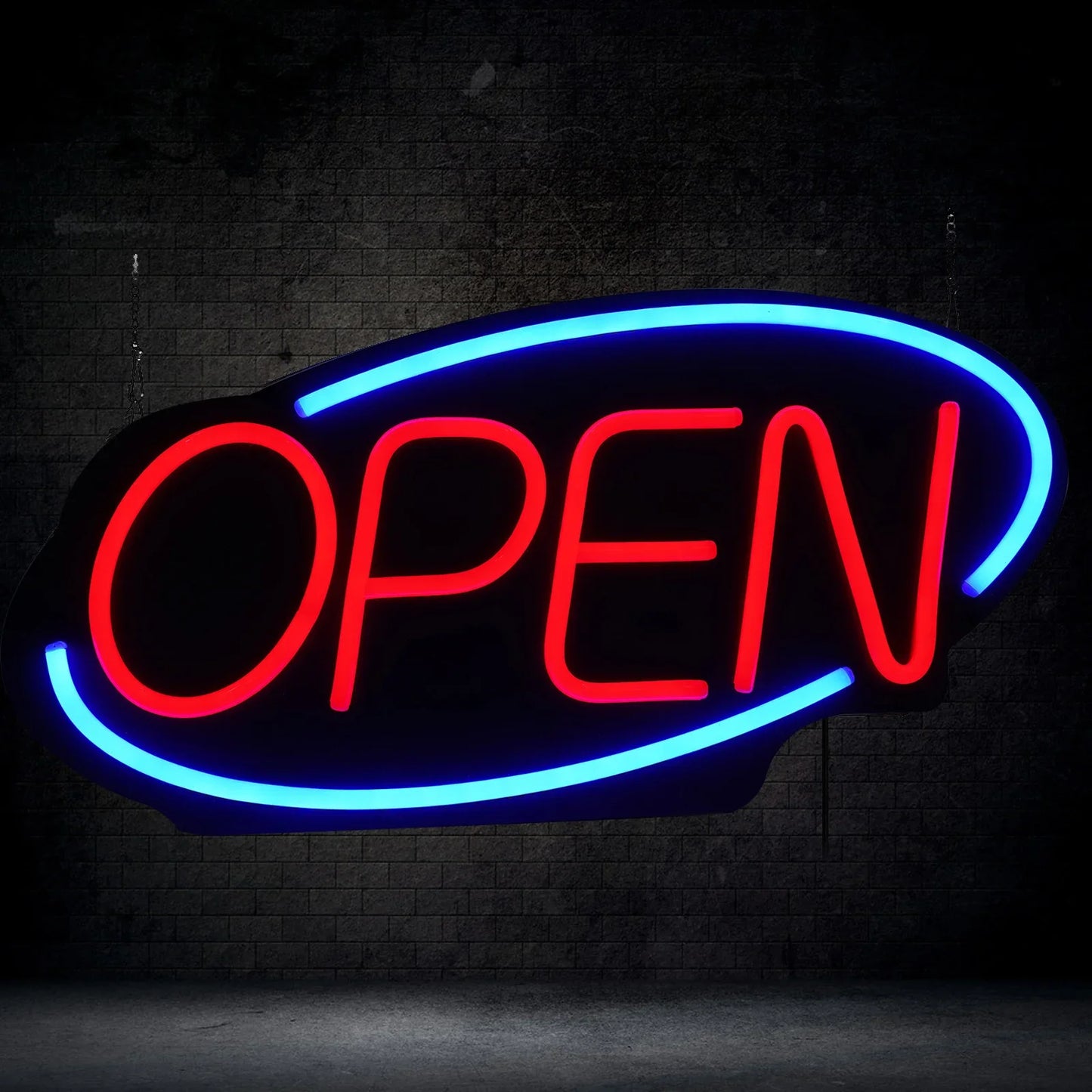 Open LED Neon Sign With Adjustable Brightness Dimmable