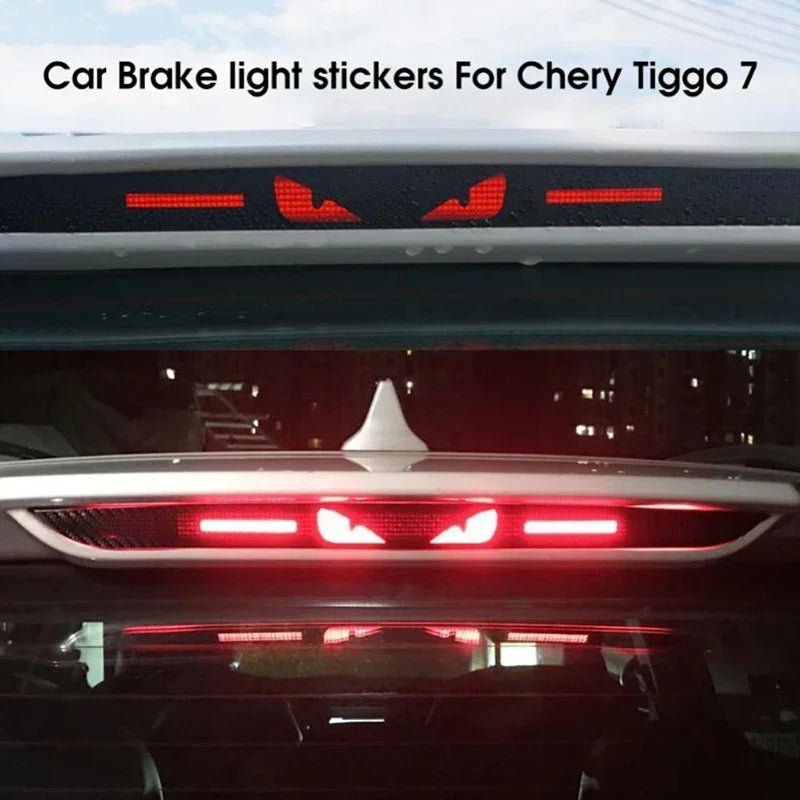 Chery Tiggo 7 Taillight Carbon Fiber Sticker Protector