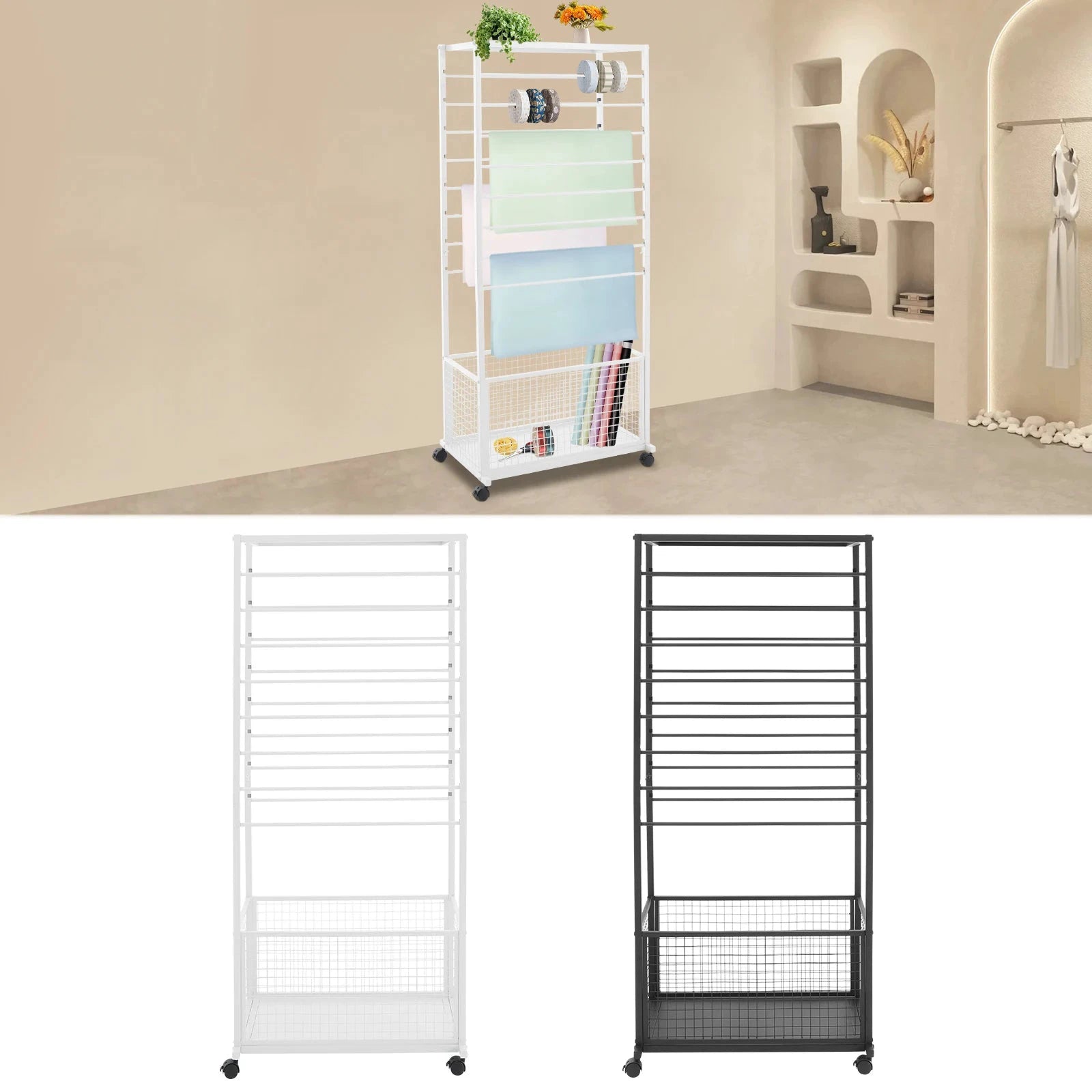Modern Ribbon Organizer Rack For Craft And Gift Storage by superior interior and more