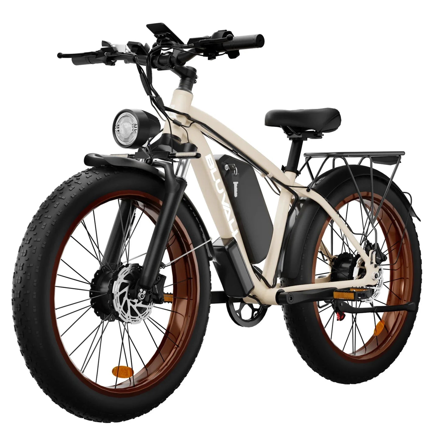 MOOBELO M1 2000W Dual Motor Ebike Fat Tires Full Suspension CE Certified by superior interior and more
