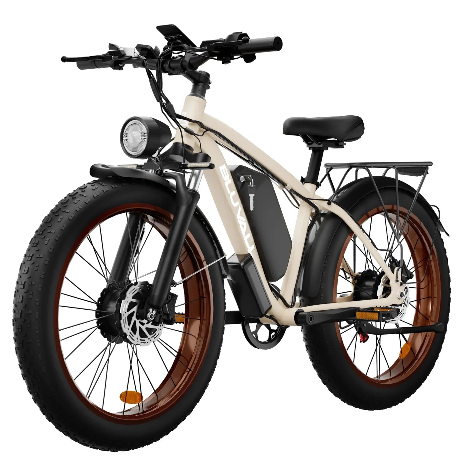 MOOBELO M1 2000W Dual Motor Ebike Fat Tires Full Suspension CE Certified by superior interior and more