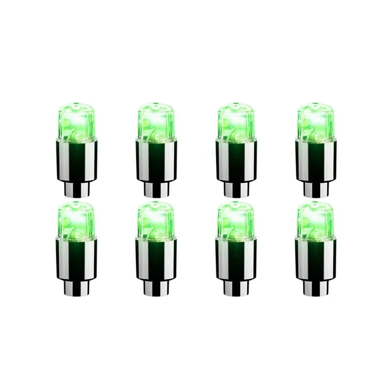 High-concerned LED Tire Valve Cap Lights For Cars Motorcycles Bicycles