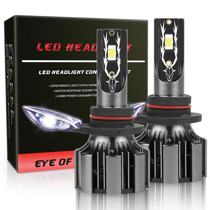 RACBOX H4 H7 H11 LED Headlight Bulbs 120W25000LM Ultra Bright by superior interior and more