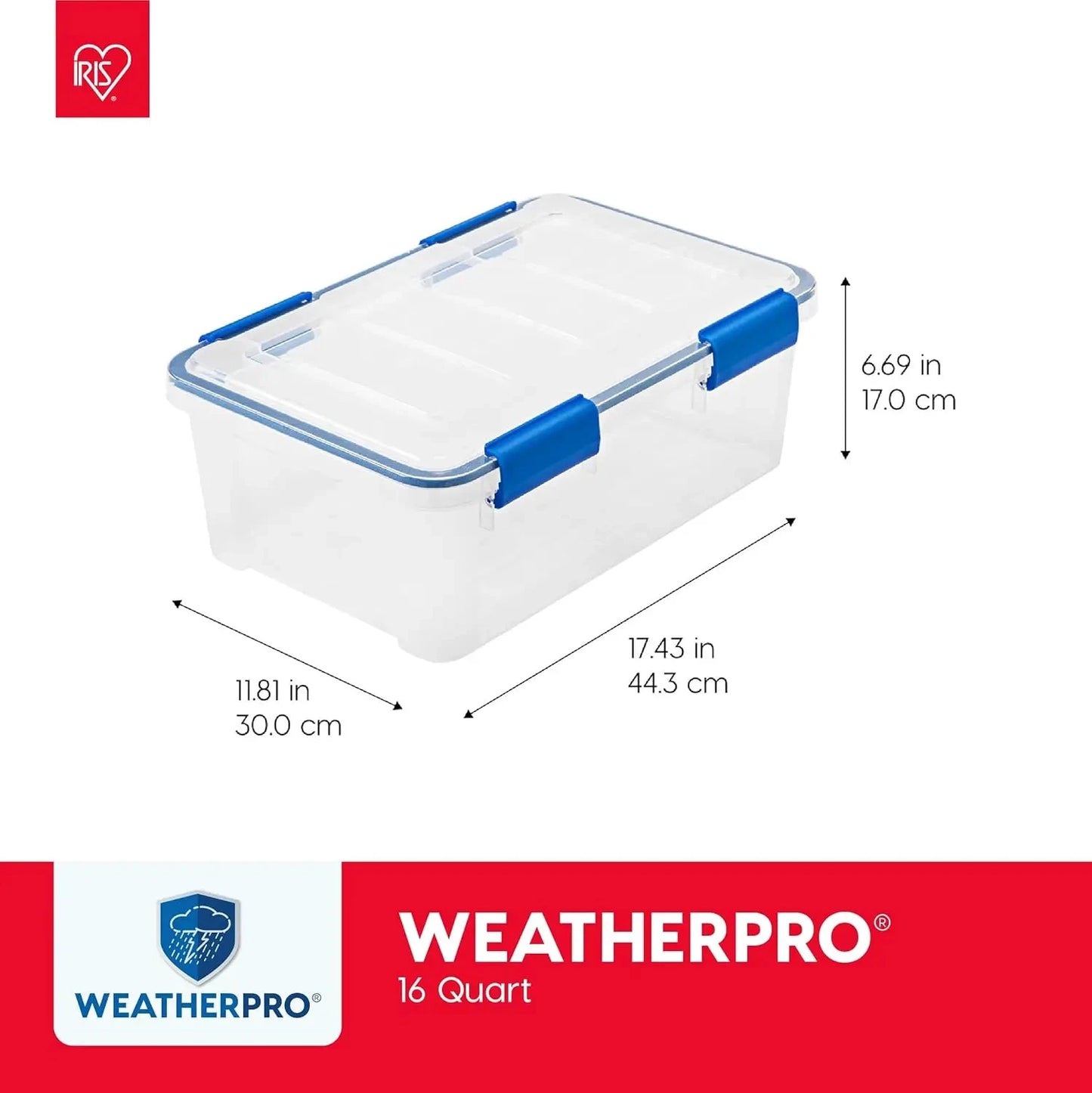 XMSJ WeatherPro Storage Bins With Lids Stackable Weathertight by superior interior and more
