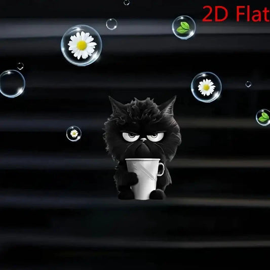 NONECN Cat Car Air Freshener 2D Acrylic Vent Clip Aromatherapy by superior interior and more