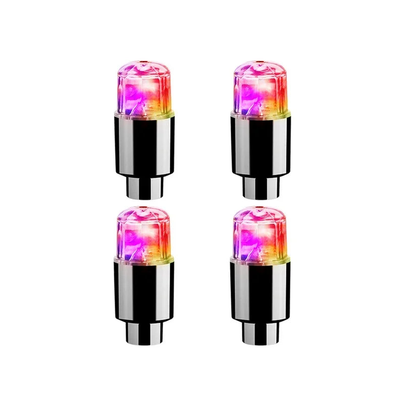 High-concerned LED Tire Valve Cap Lights For Cars Motorcycles Bicycles