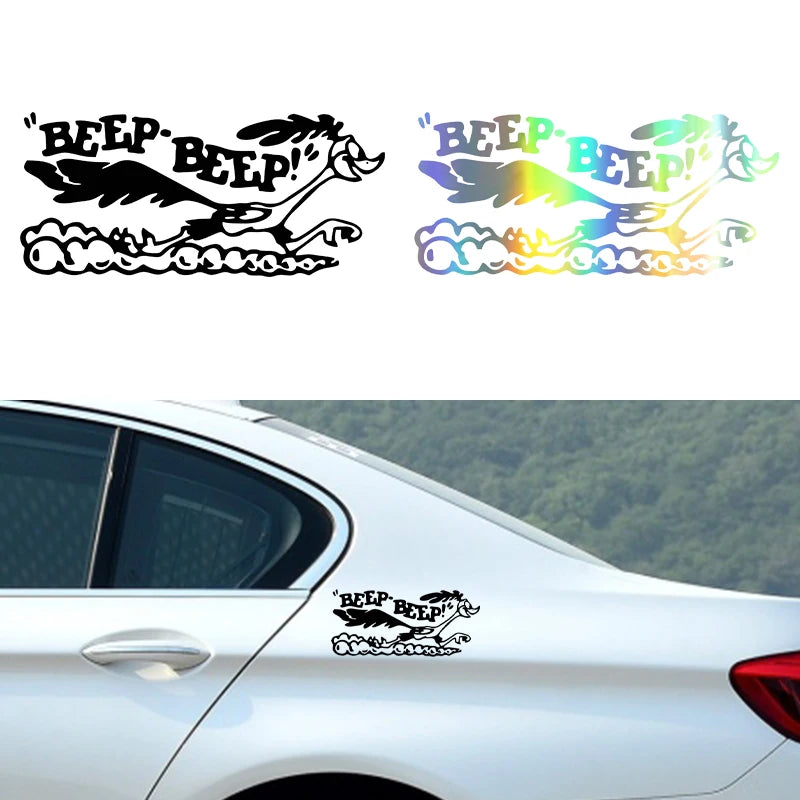 Road Runner Car Sticker Decal For Laptop And Vehicle Interior