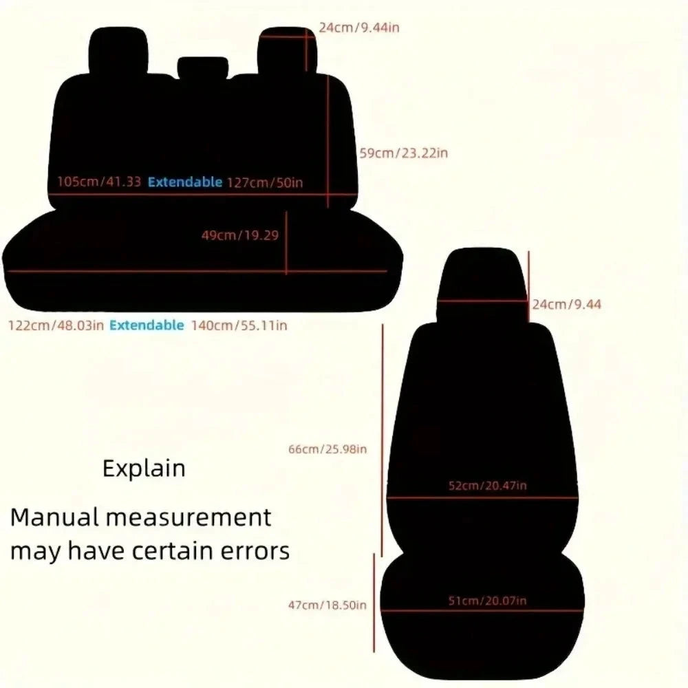 NONECN Comfort Edition Five Seat PU Leather Seat Covers by superior interior and more