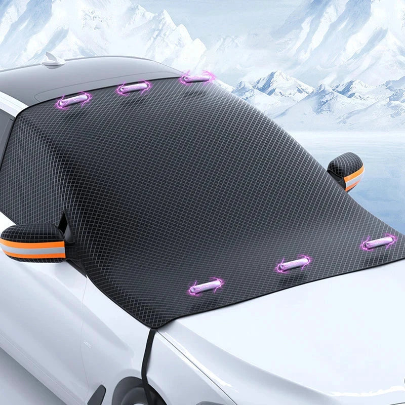 Magnetic Front Windshield Cover For Snow Sun And Weather Shield by superior interior and more