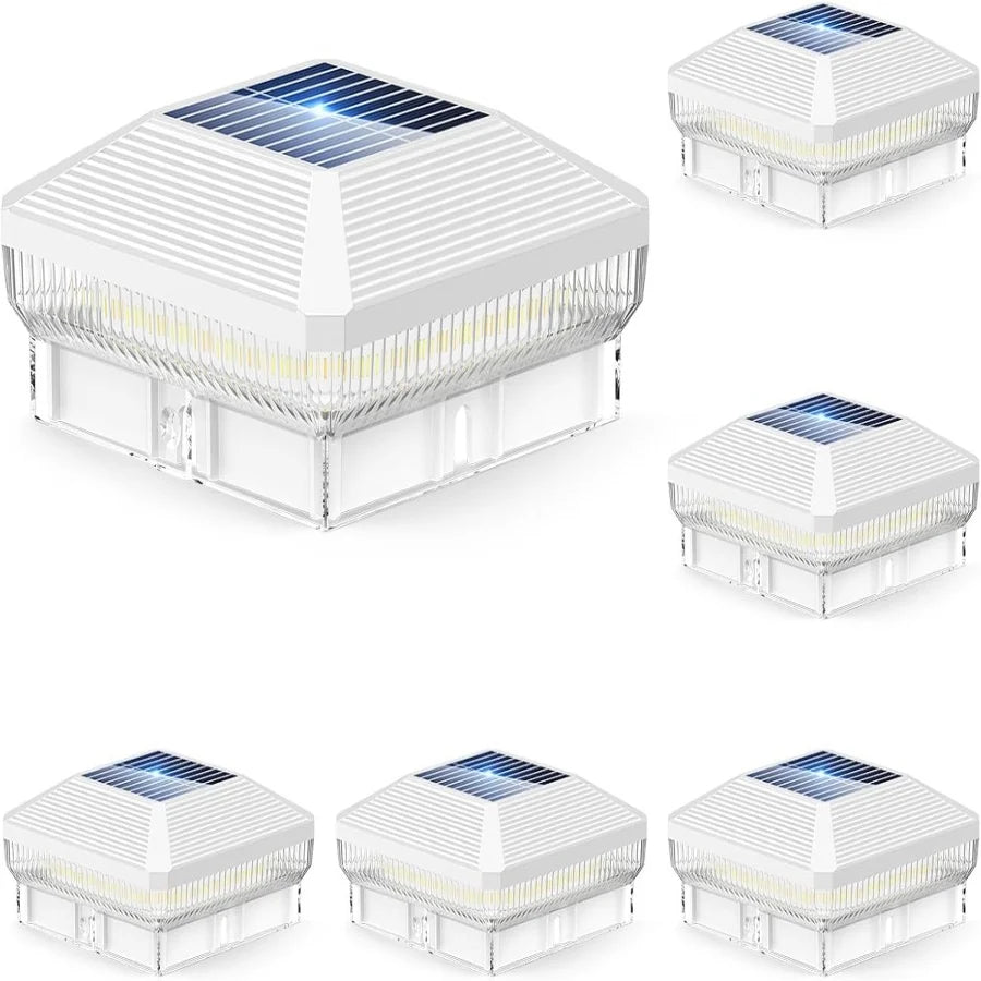 KPSTEK Solar Post Cap Lights For Wood And Vinyl Posts