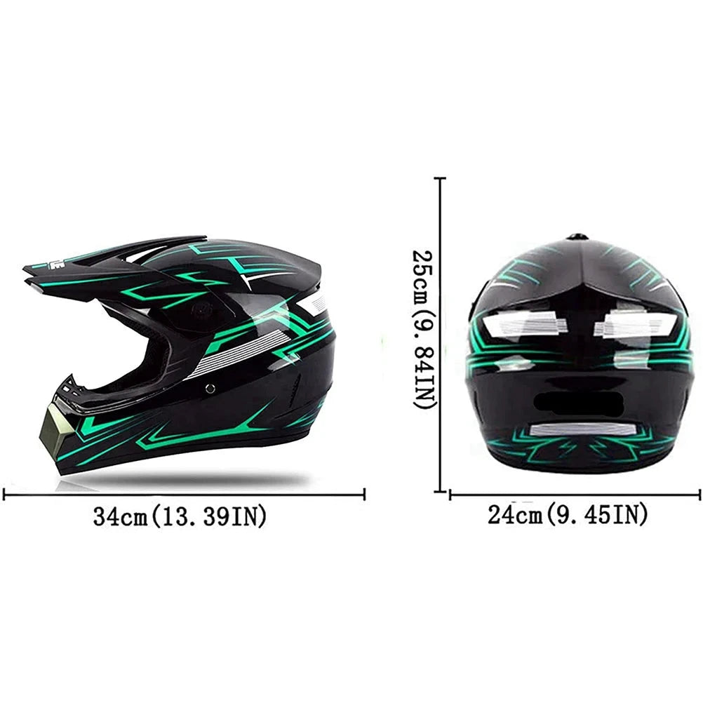 Aramox Full Face Motocross Helmet ABS Engineering Plastic For Adults by superior interior and more