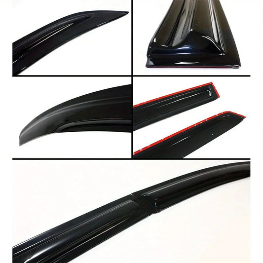 Window Visor Replacement Set For Toyota Corolla Acrylic Four Piece by superior interior and more