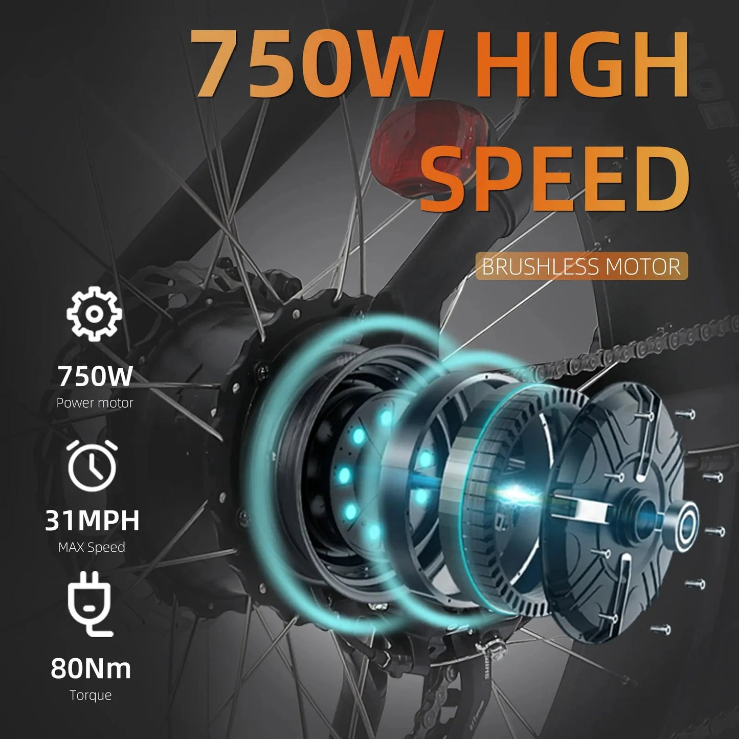 Xtion Electric Mountain Bike 750W Fat Tire Dual Suspension Ebike by superior interior and more