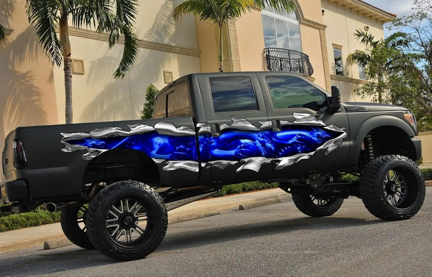 Dragon Vinyl Car Decal Set Full Color Side Graphics