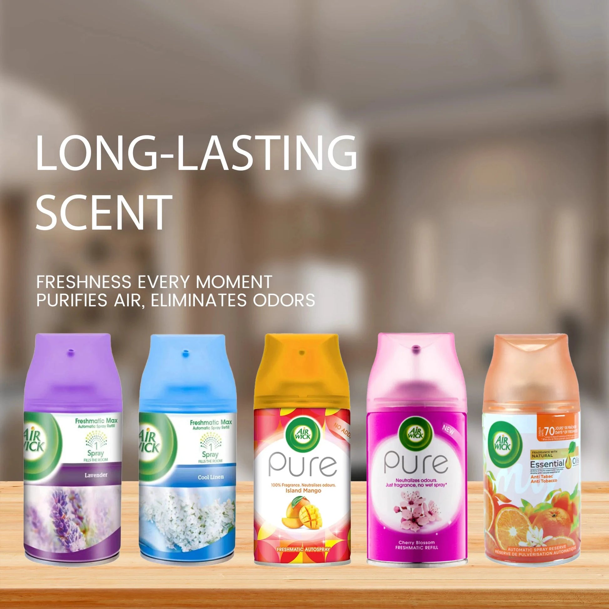 Automatic Spray Air Freshener Refill 2 Pack For Car Office by superior interior and more