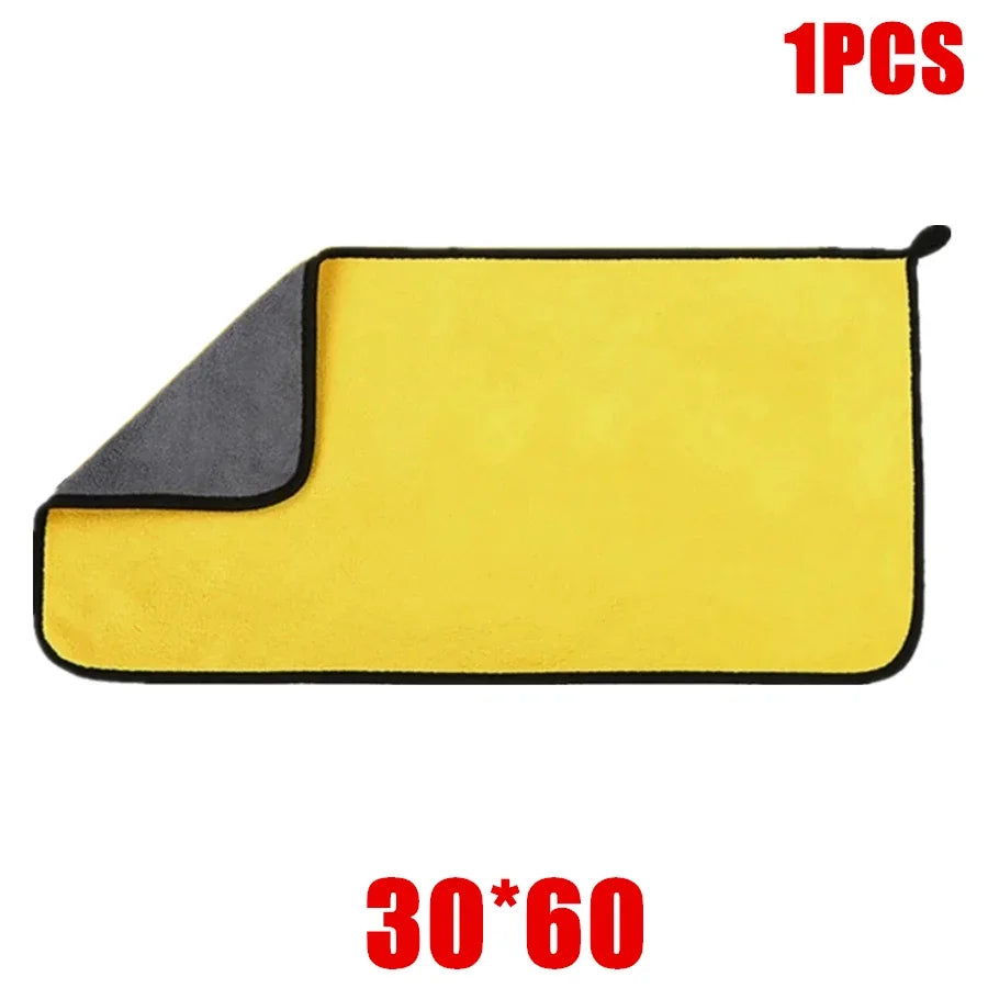 High Concerned Chemical Microfiber Car Cleaning Towels Double Layer Drying