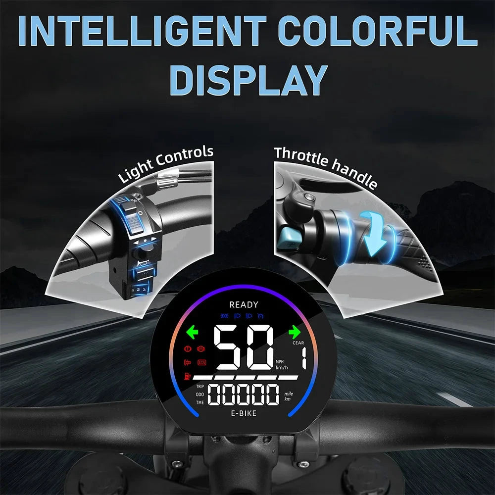 Dual Battery 1500W All Terrain Electric Bike For Adults by superior interior and more