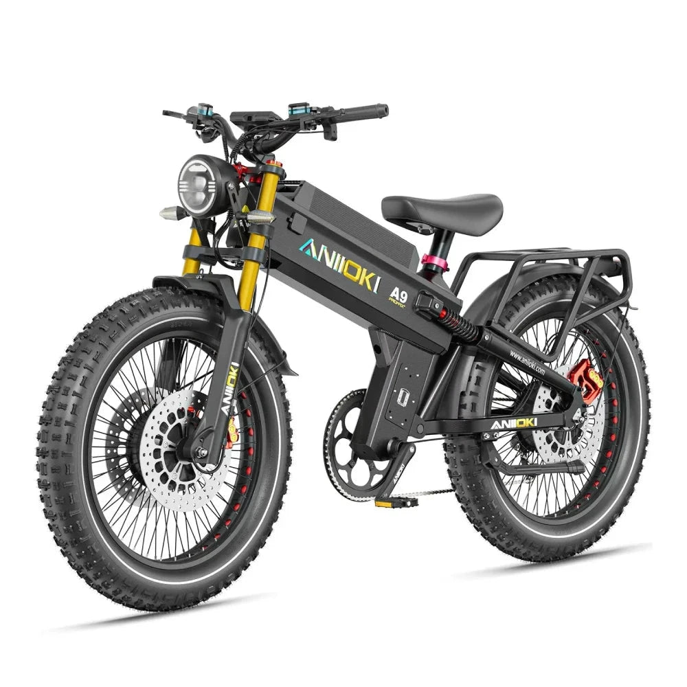 A9 AWD Pro Max Electric Fat Tire Ebike 6000W Peak Motor 75 KmH by superior interior and more