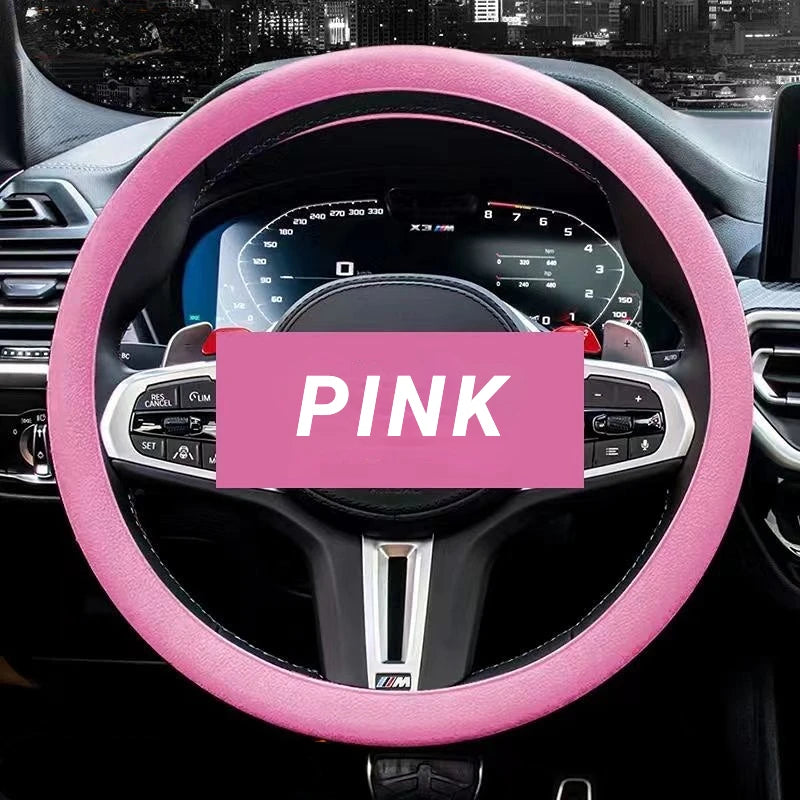 Anti-Slip Silicone Steering Wheel Cover Universal Fit