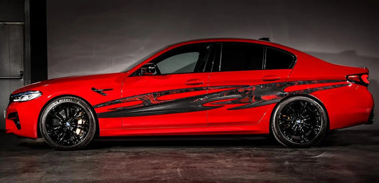 High-concerned Tribal Street Racing Car Decal Vinyl Graphics