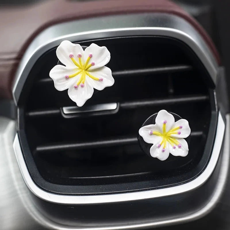 2 Pack Car Perfume Clip Flower Air Outlet Decorations by superior interior and more