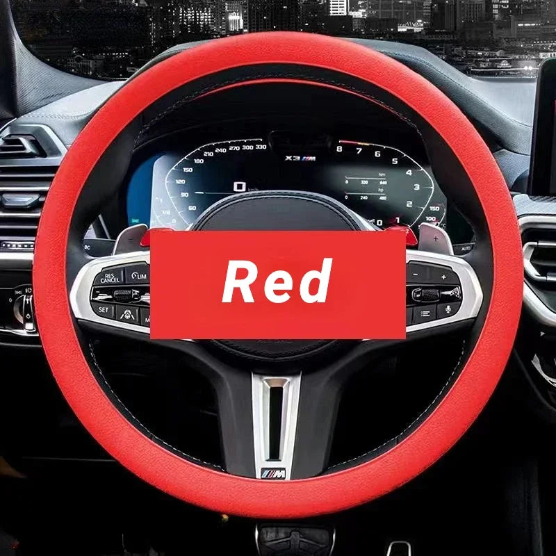 Anti-Slip Silicone Steering Wheel Cover Universal Fit