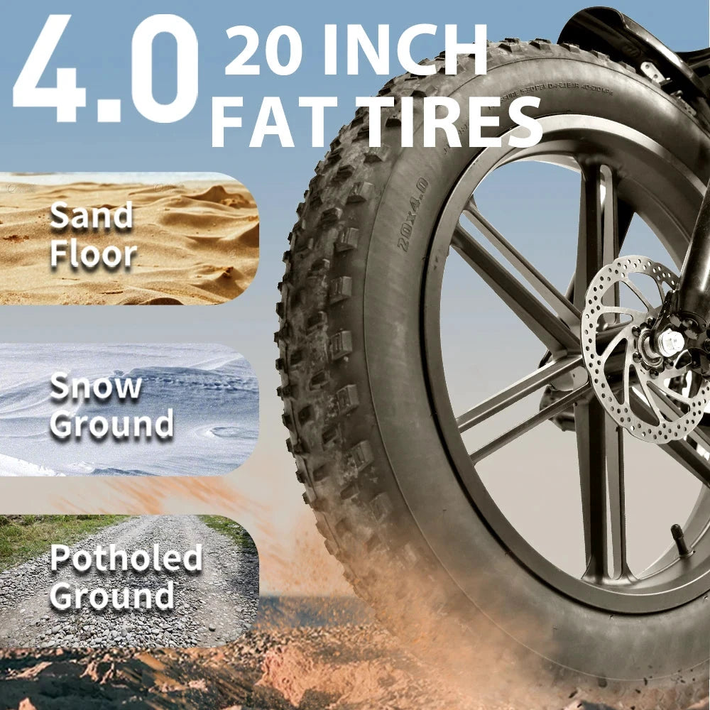 DEEPOWER S7Pro Off-Road Electric Bike 1500W 48V 60Ah Battery by superior interior and more