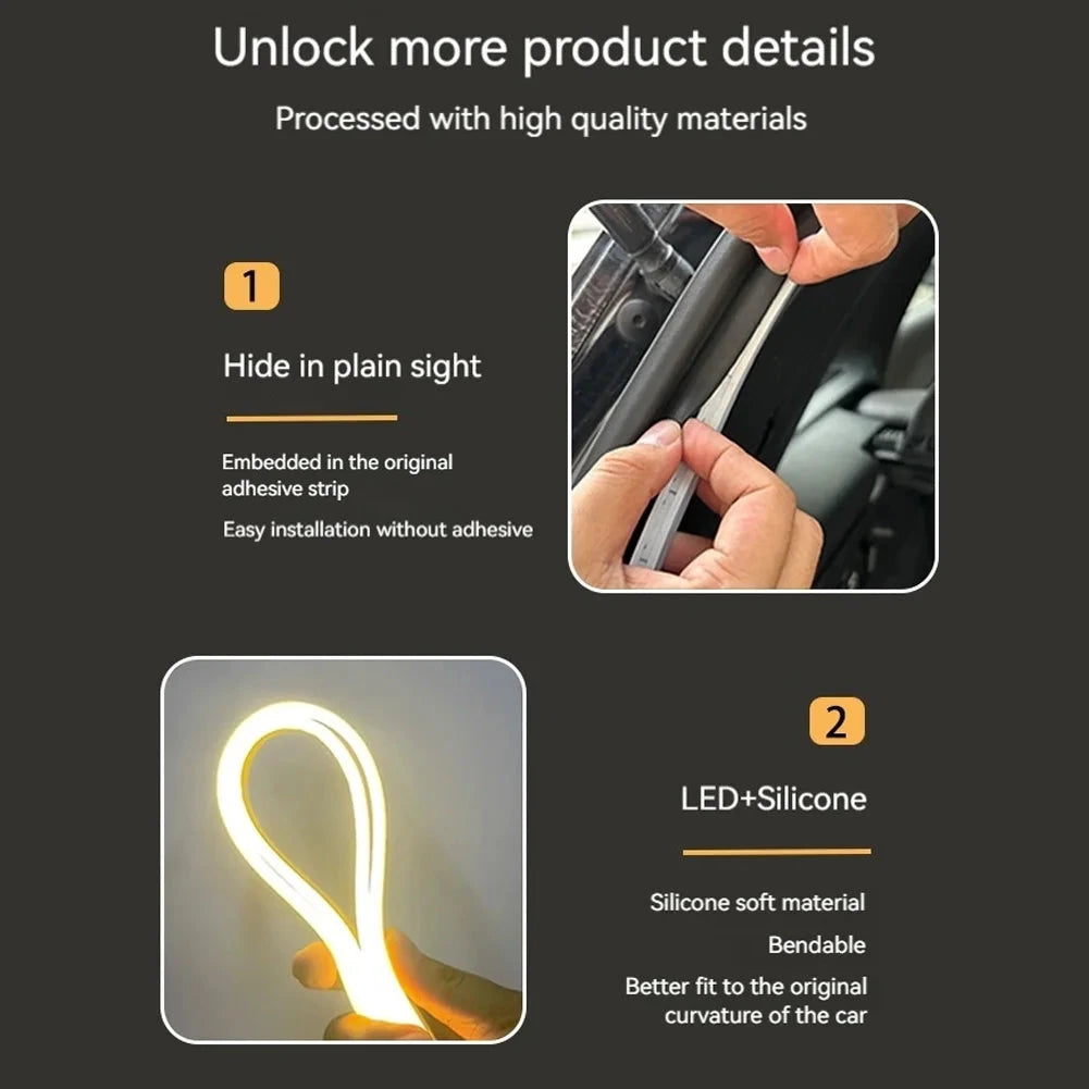 APWIKOGER Car Trunk LED Light Strip Wireless Auto Sensor by superior interior and more