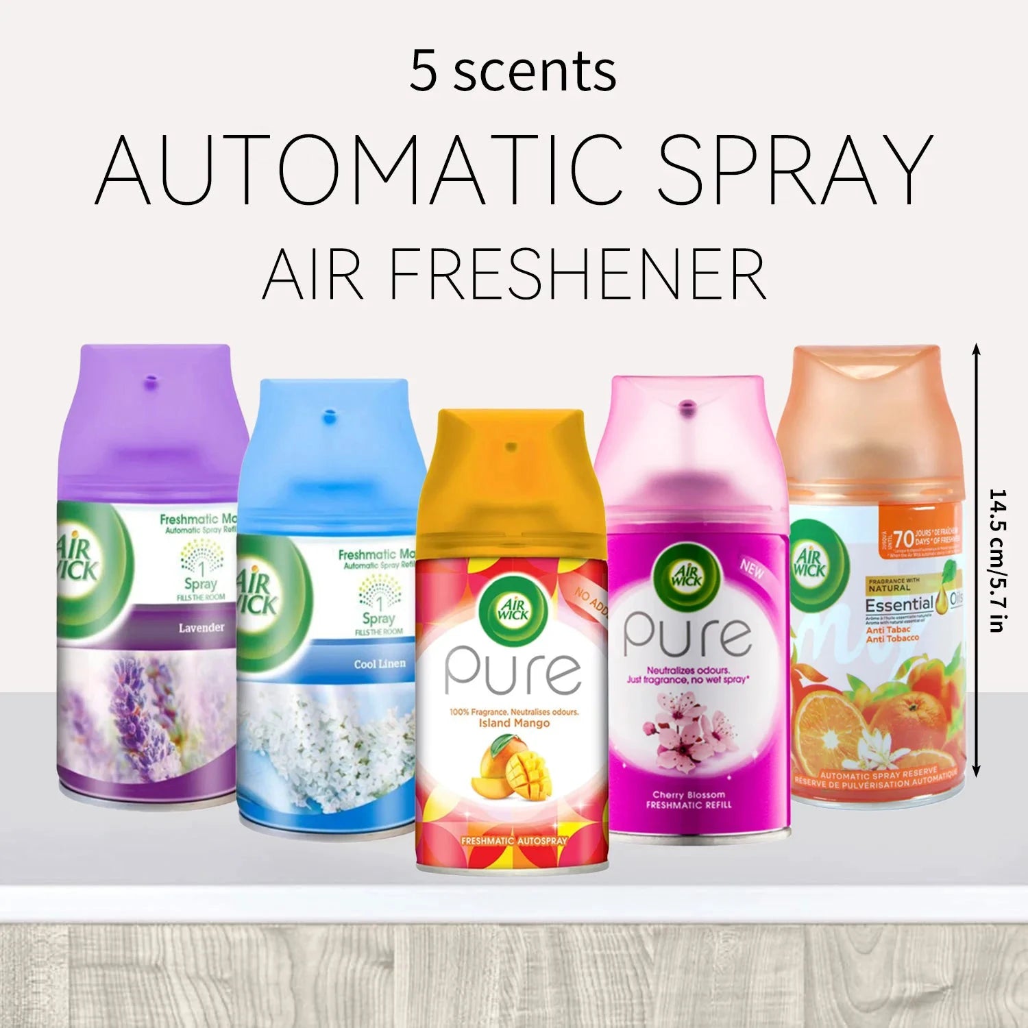 Automatic Spray Air Freshener Refill 2 Pack For Car Office by superior interior and more