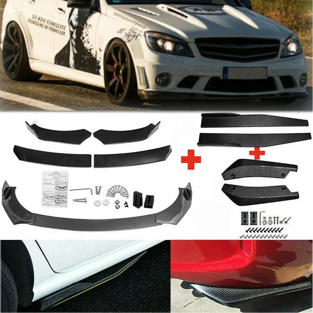 Universal Front Bumper Splitter Lip Spoiler Diffuser Kit by superior interior and more