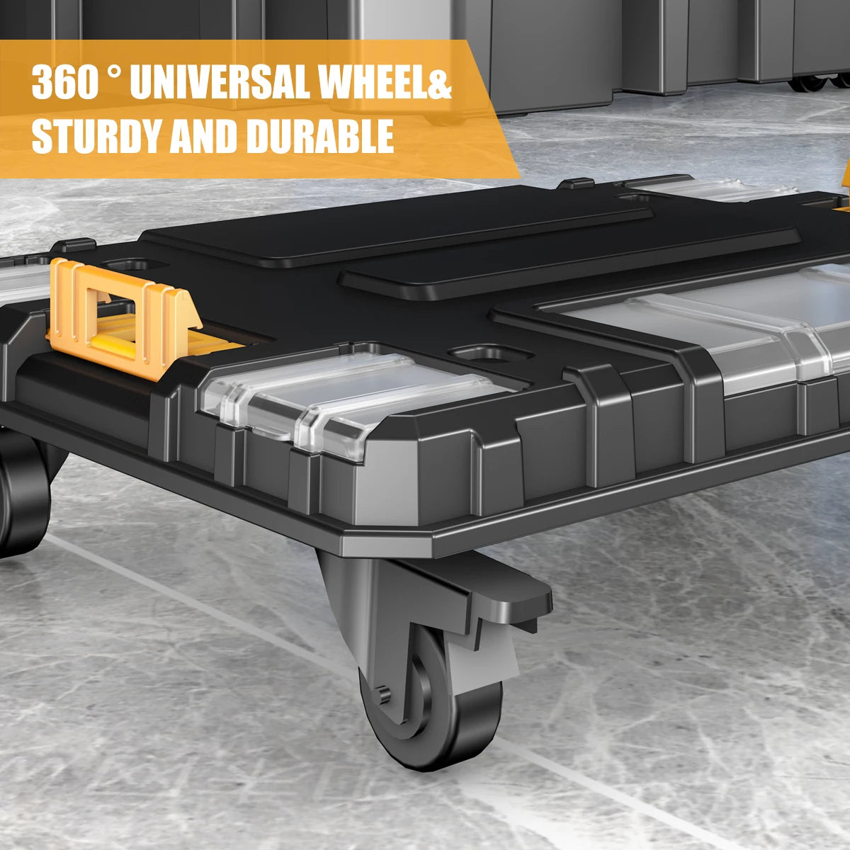 AIRAJ Stackable Rolling Tool Box Organizer With Drawers