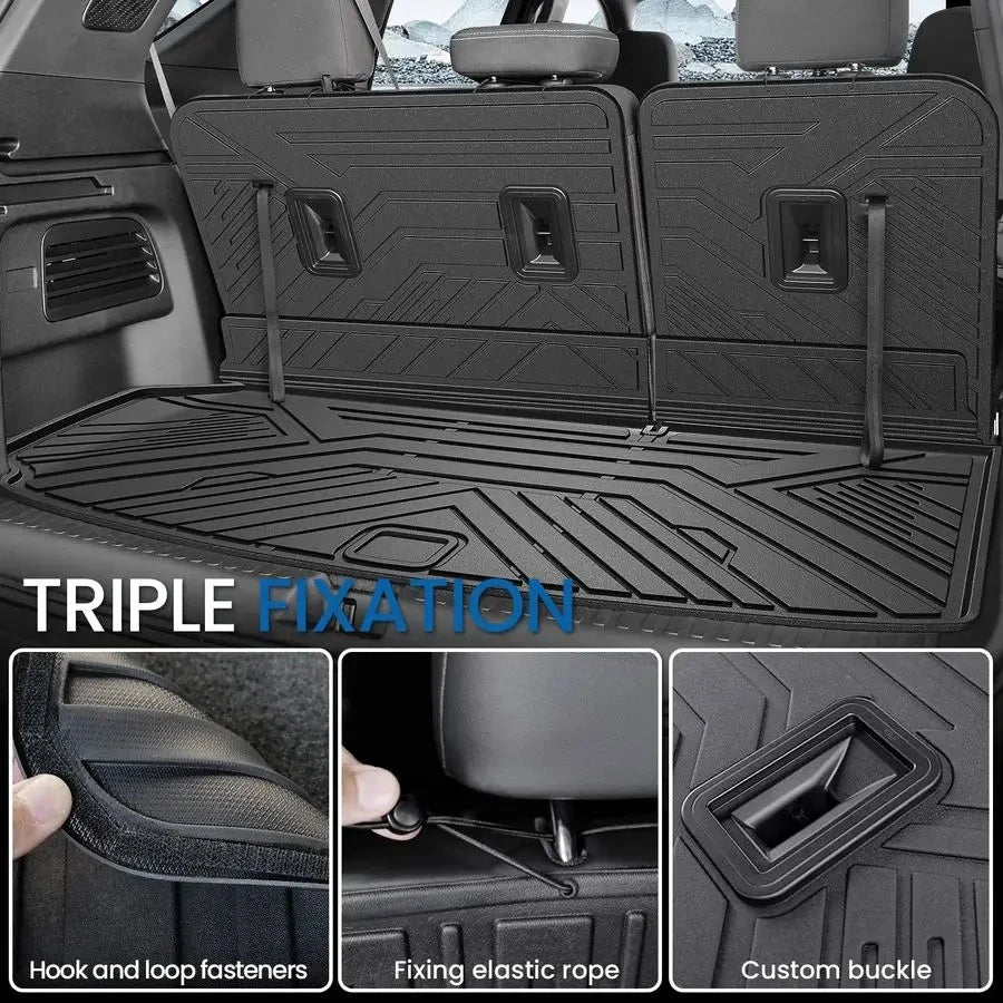 XMSJ All Weather Backrest Mats And Cargo Liner For SUVs by superior interior and more